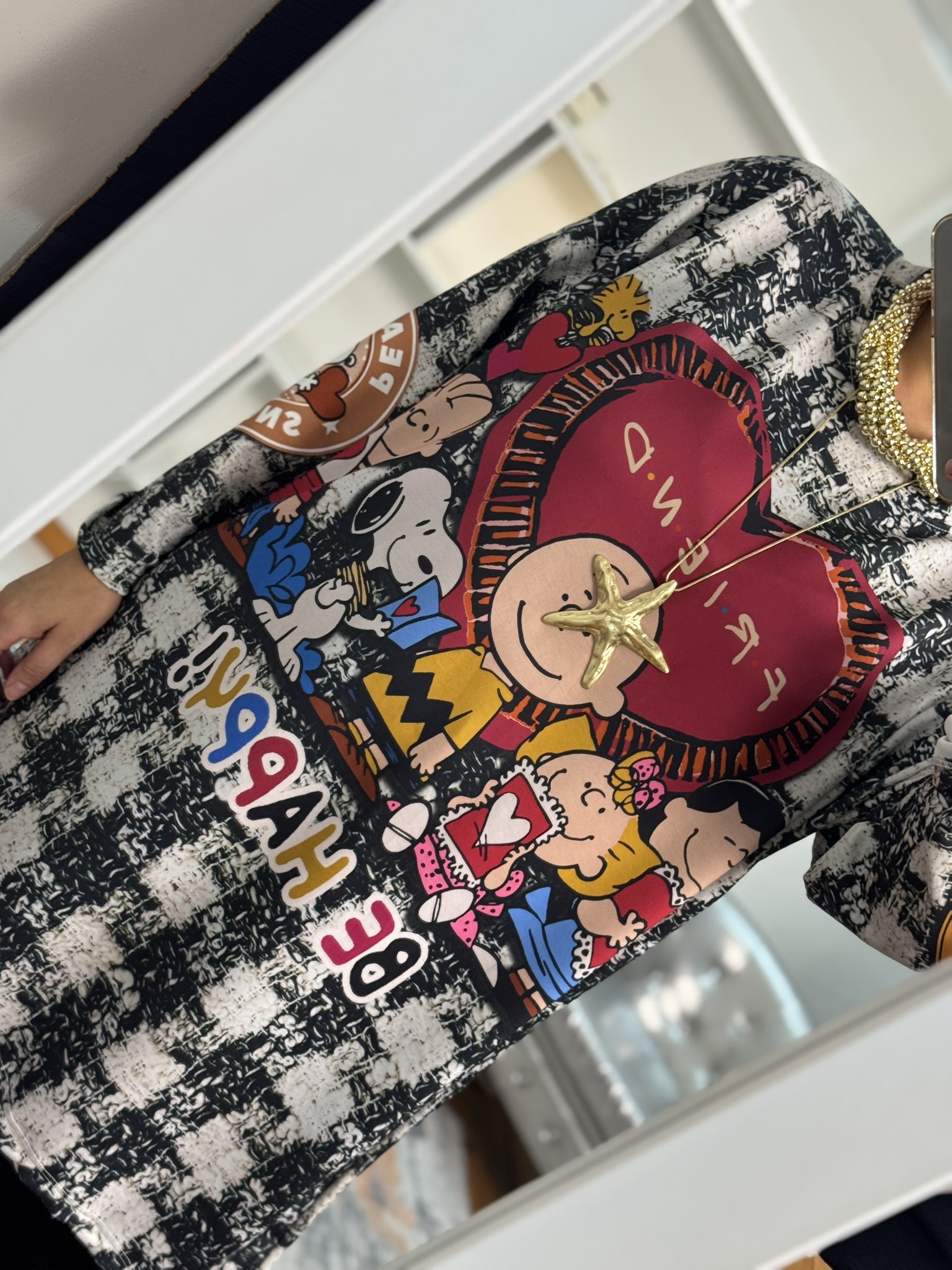 Vestido-sudadera friend Snoopy
