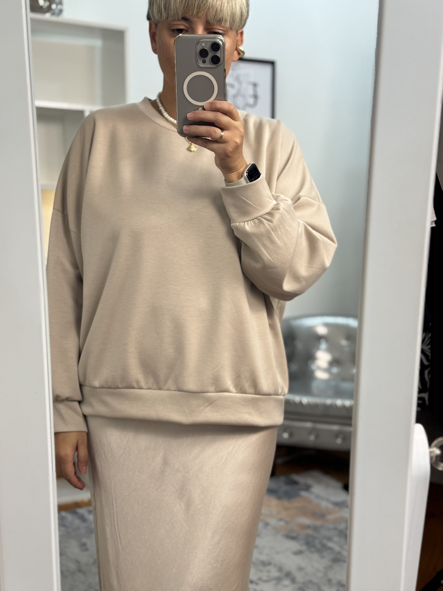 Sudadera amplia
