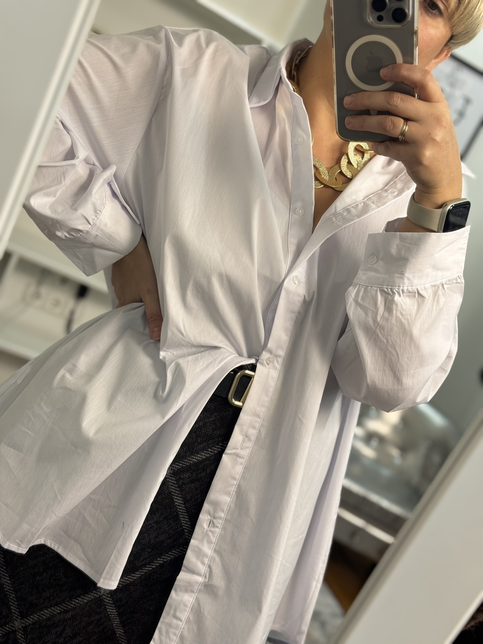 Camisa popelín oversize