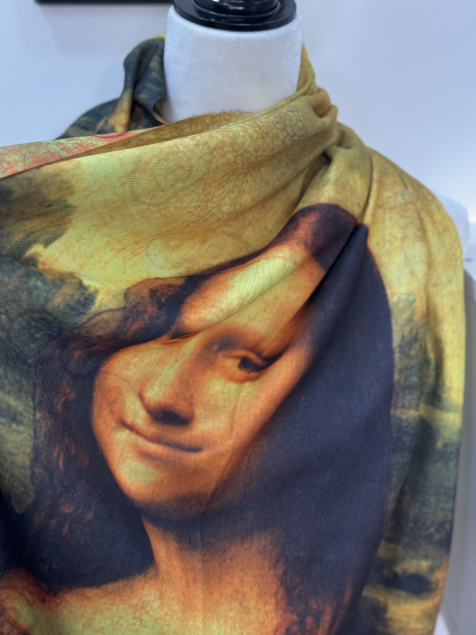 Bufanda Mona Lisa reversible