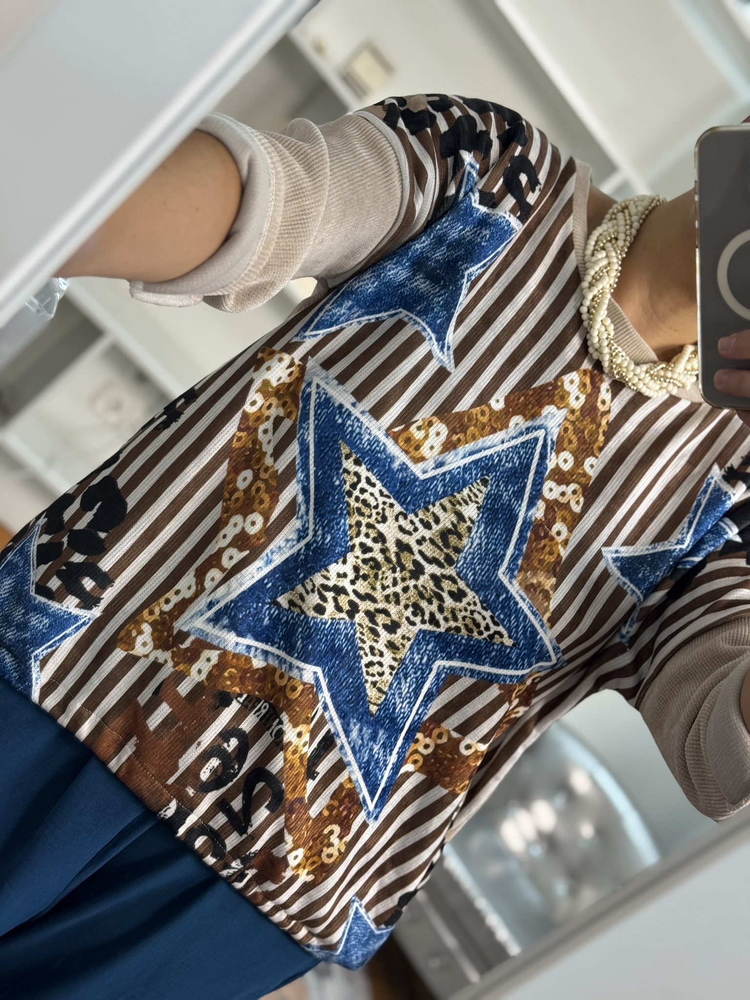 Sudadera micro pana estrella