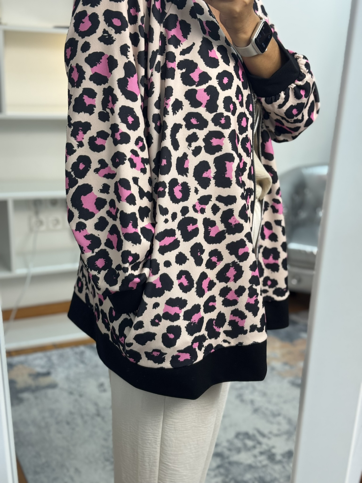 Bomber estampada animal print Snoopy