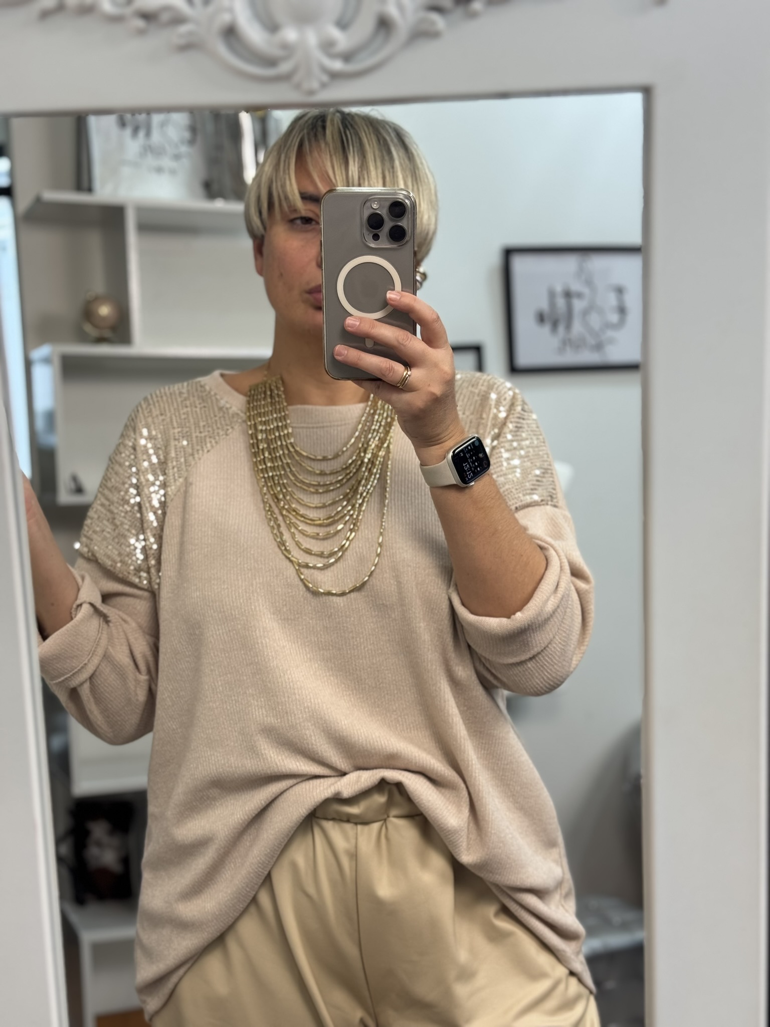 Jersey soft lentejuelas 