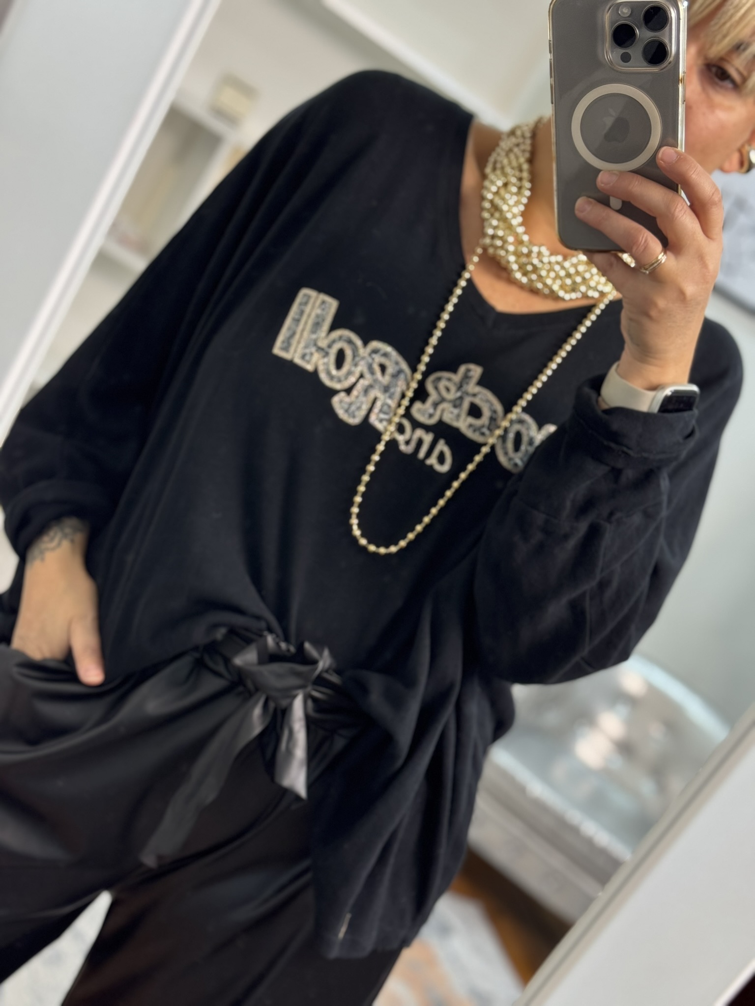 Camiseta oversize algodón Rock