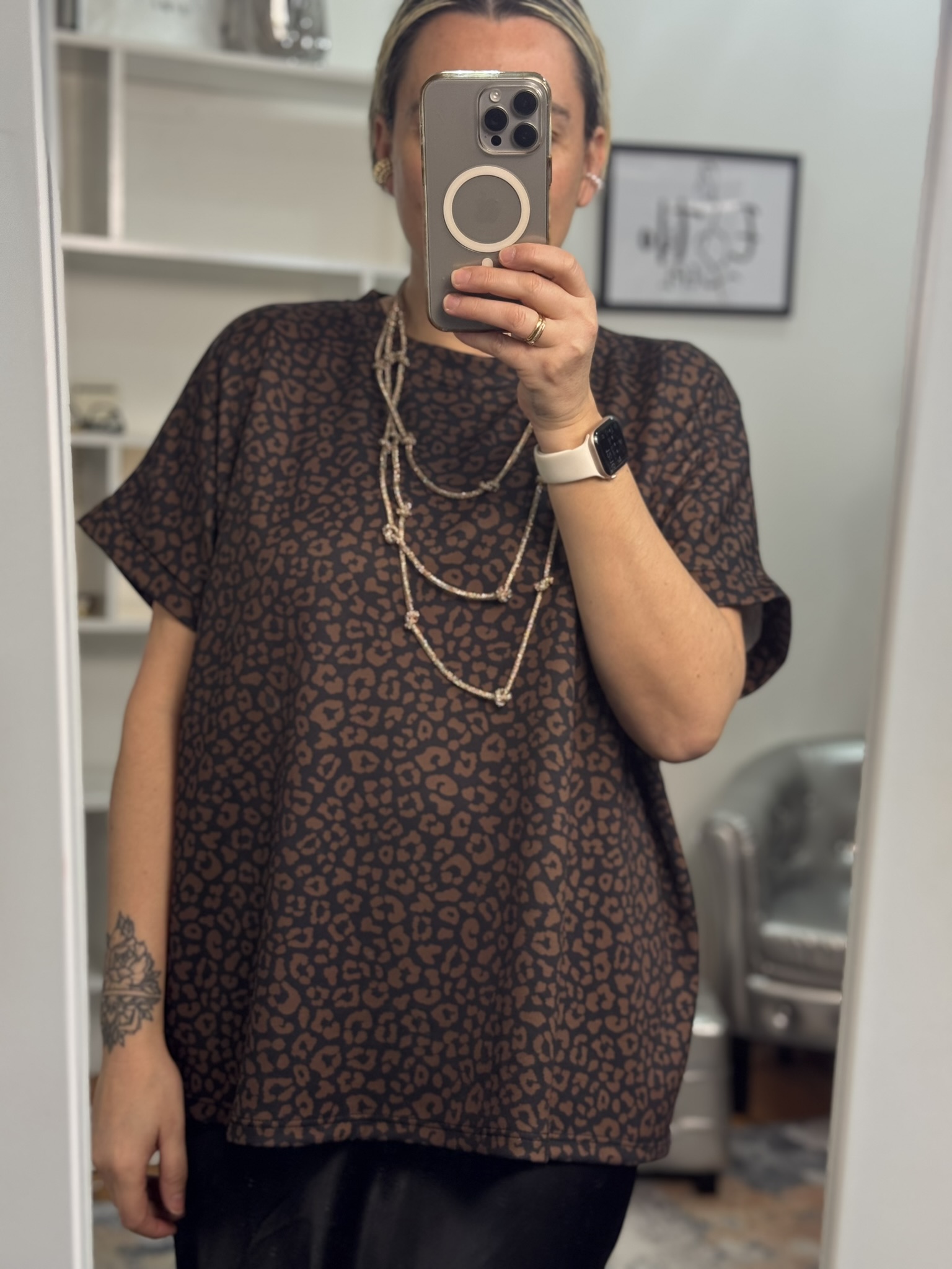 Sudadera ligera animal print