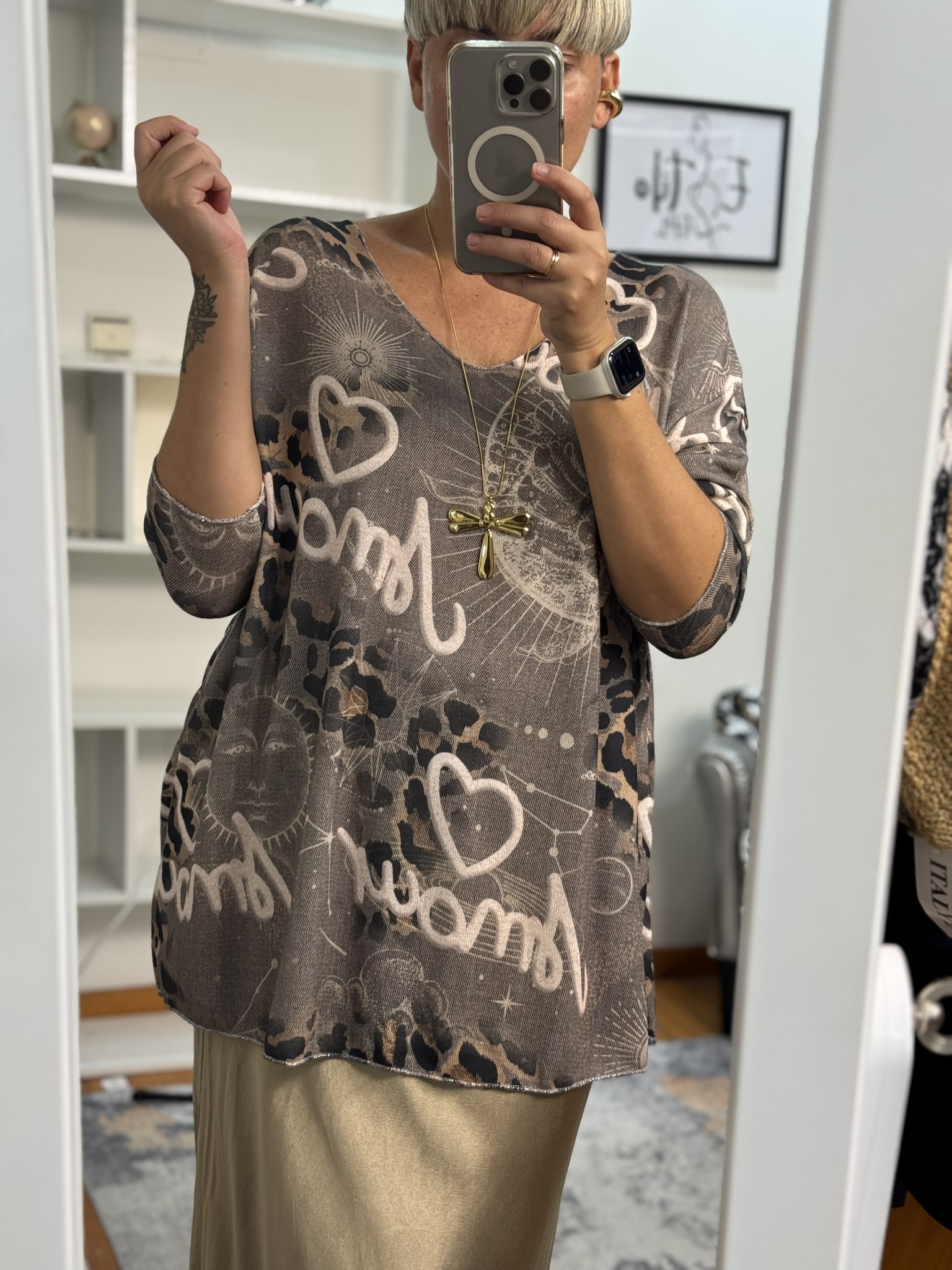 Camiseta estampada amor 