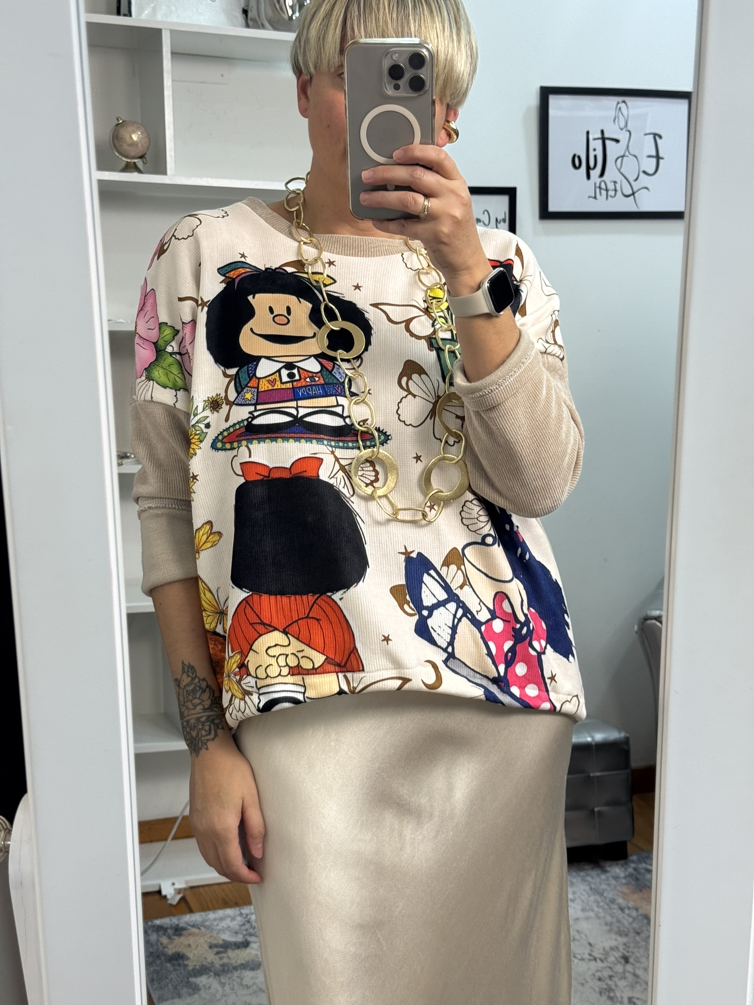 Sudadera micropana mafaldas