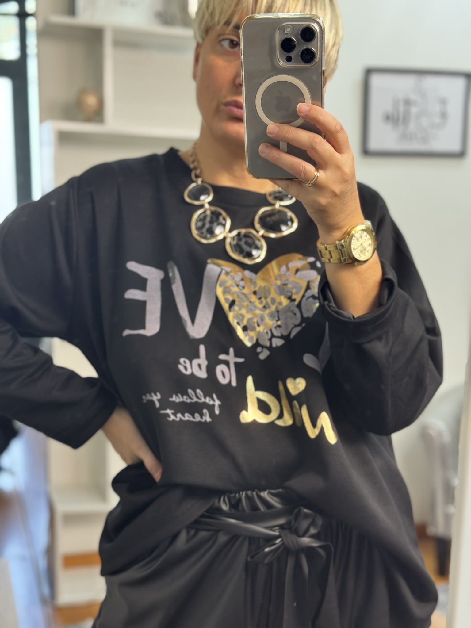 Sudadera Love evasé