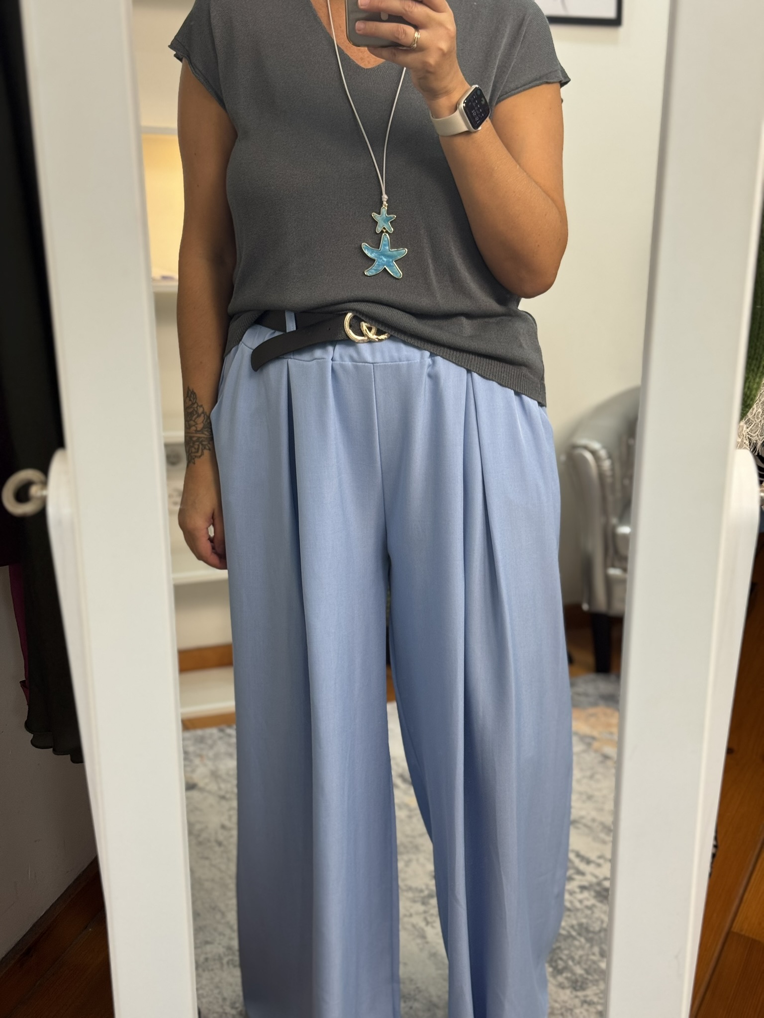 Pantalón pinzas Ancho