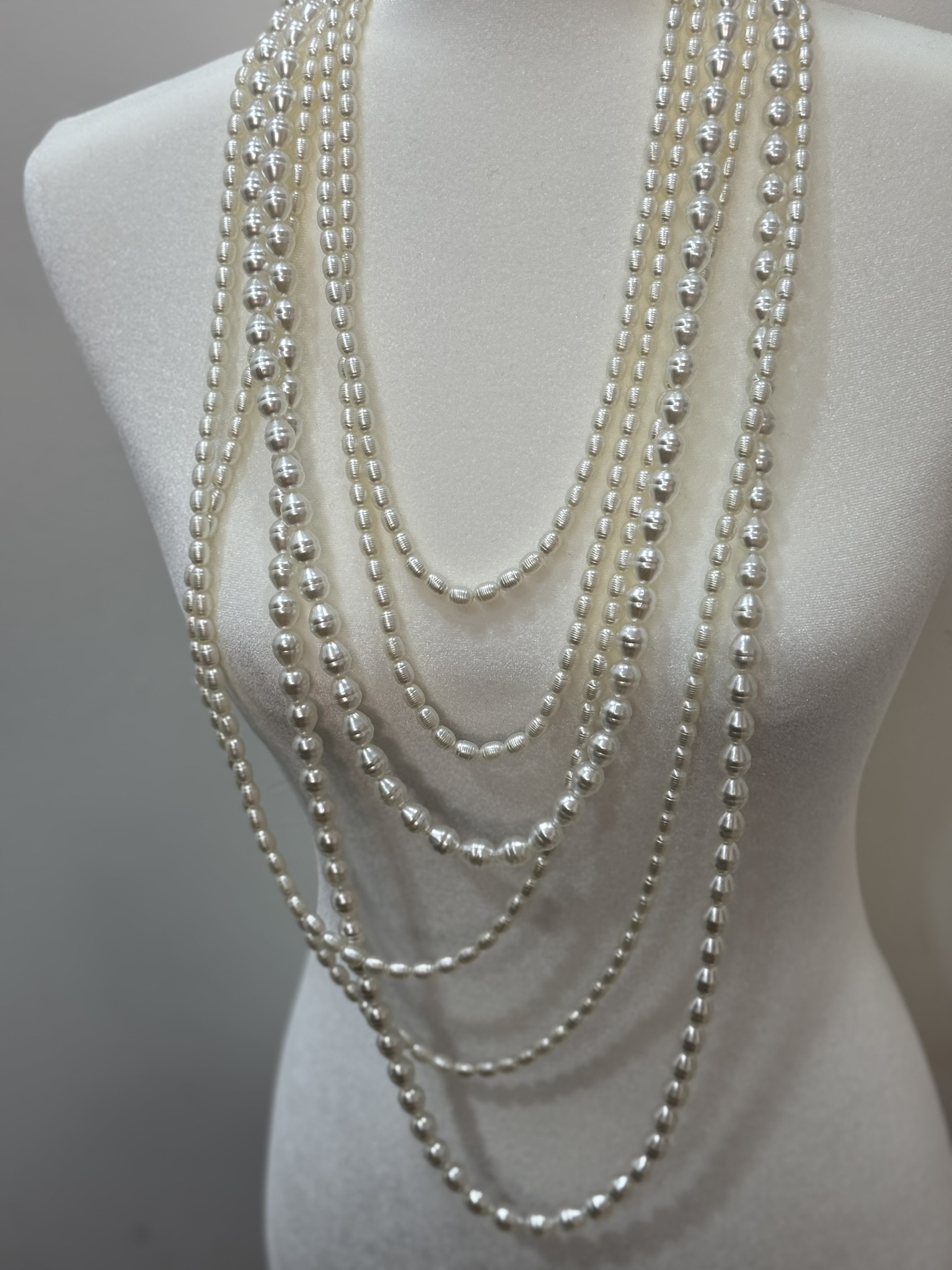 Collar perlas maxi 