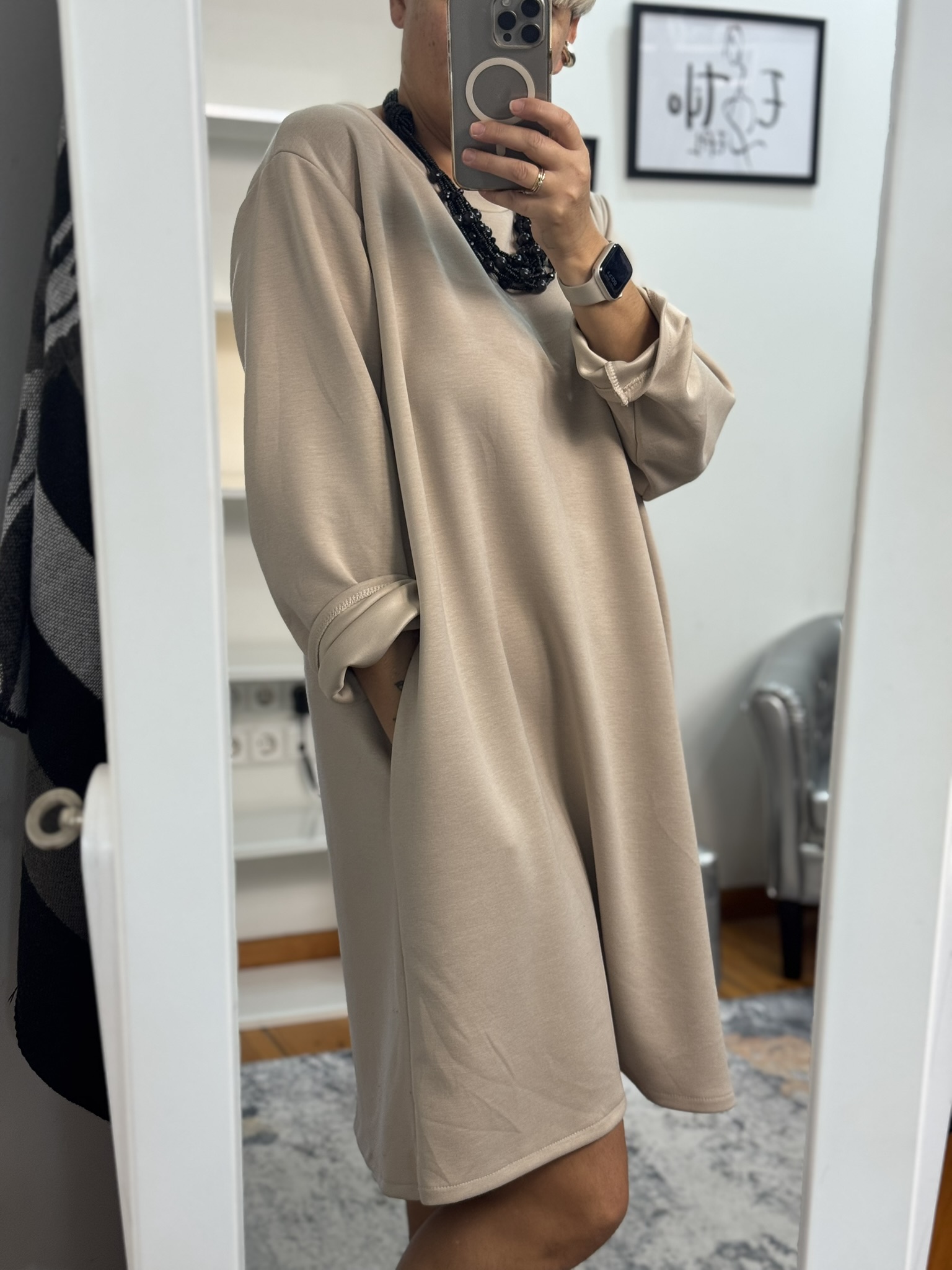 Vestido-sudadera neopreno suave