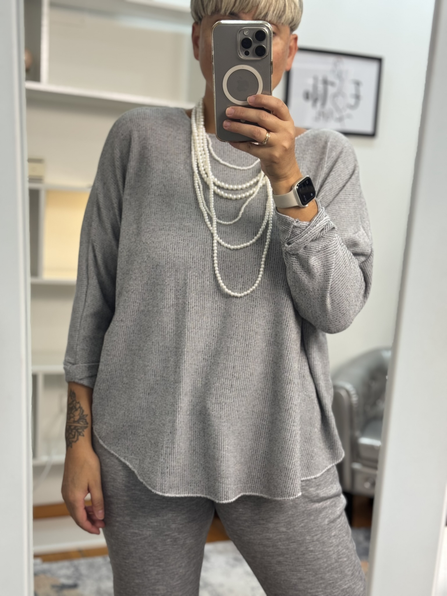 Jersey soft jaspeado