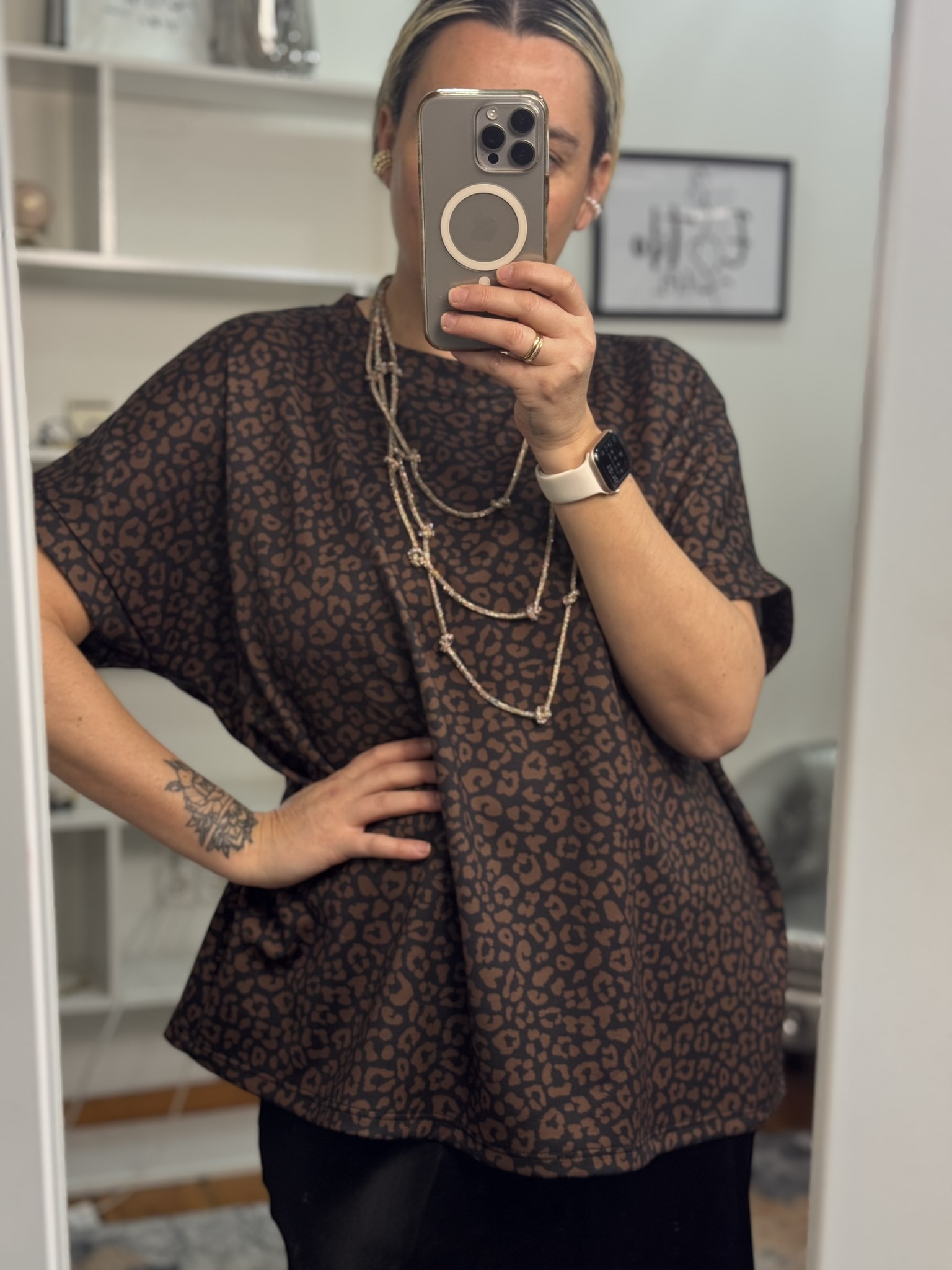 Sudadera ligera animal print