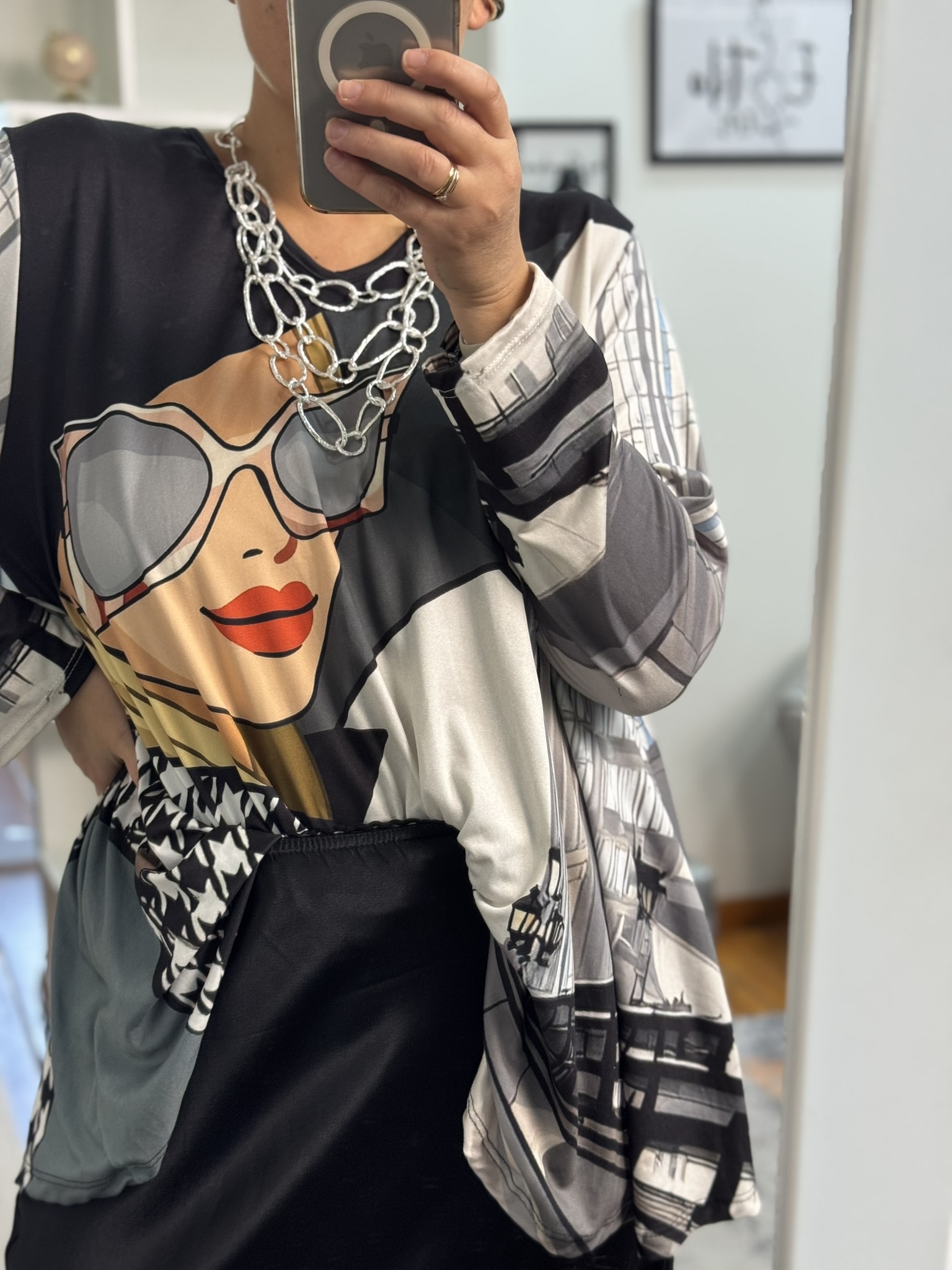 Camsieta estampada chica ciudad