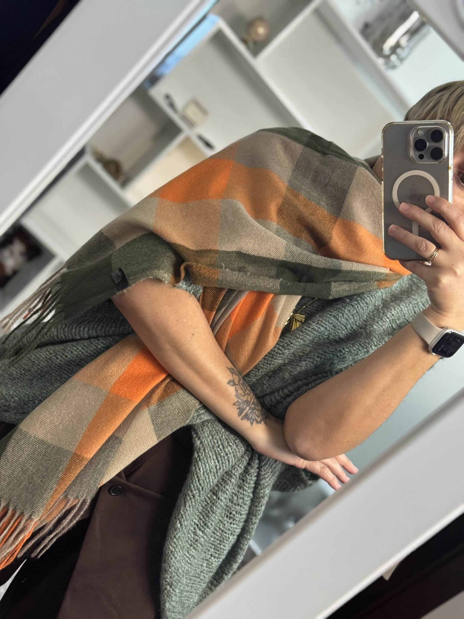 Bufanda soft cuadros 