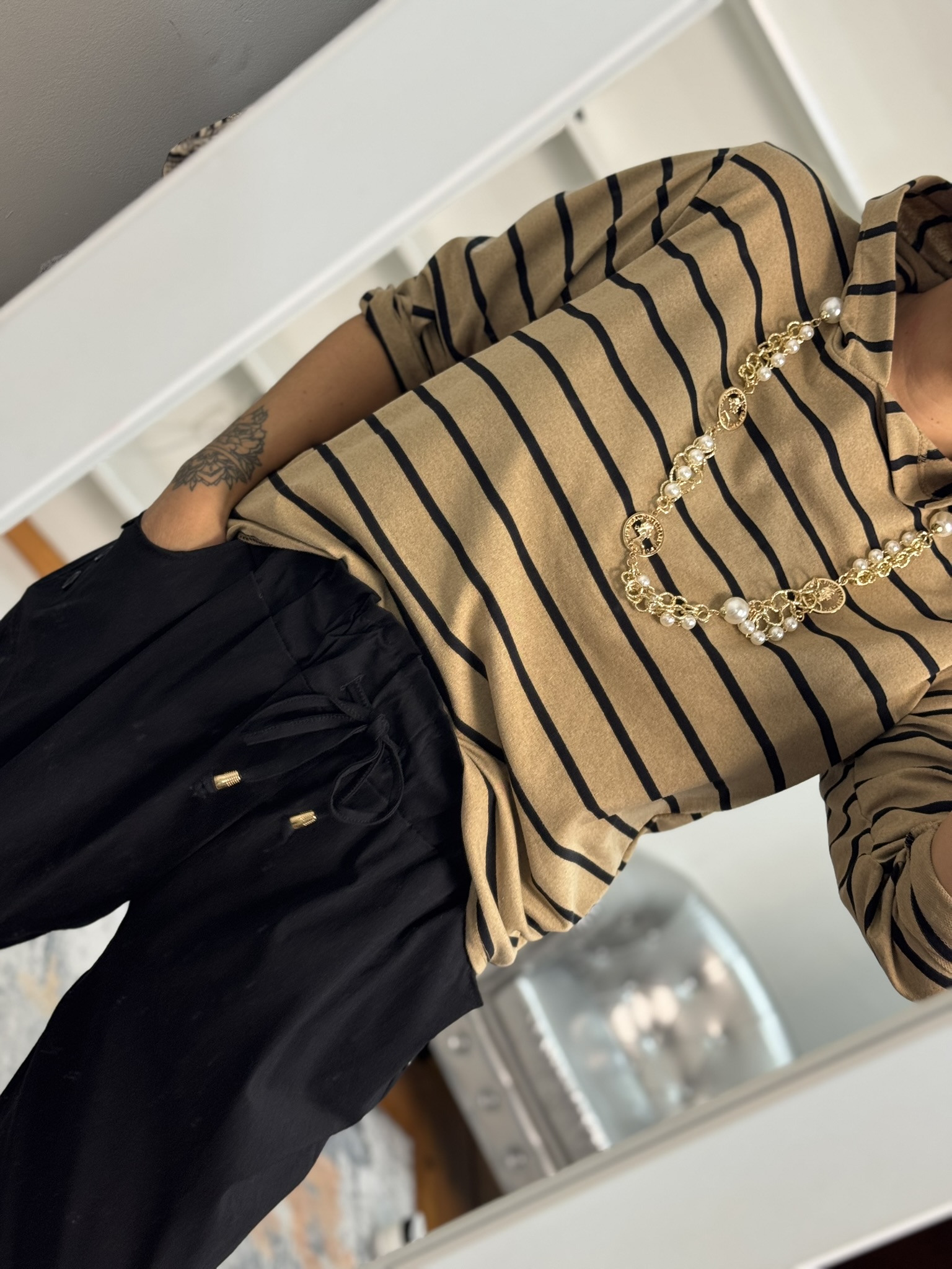 Sudadera ligera rayas marino