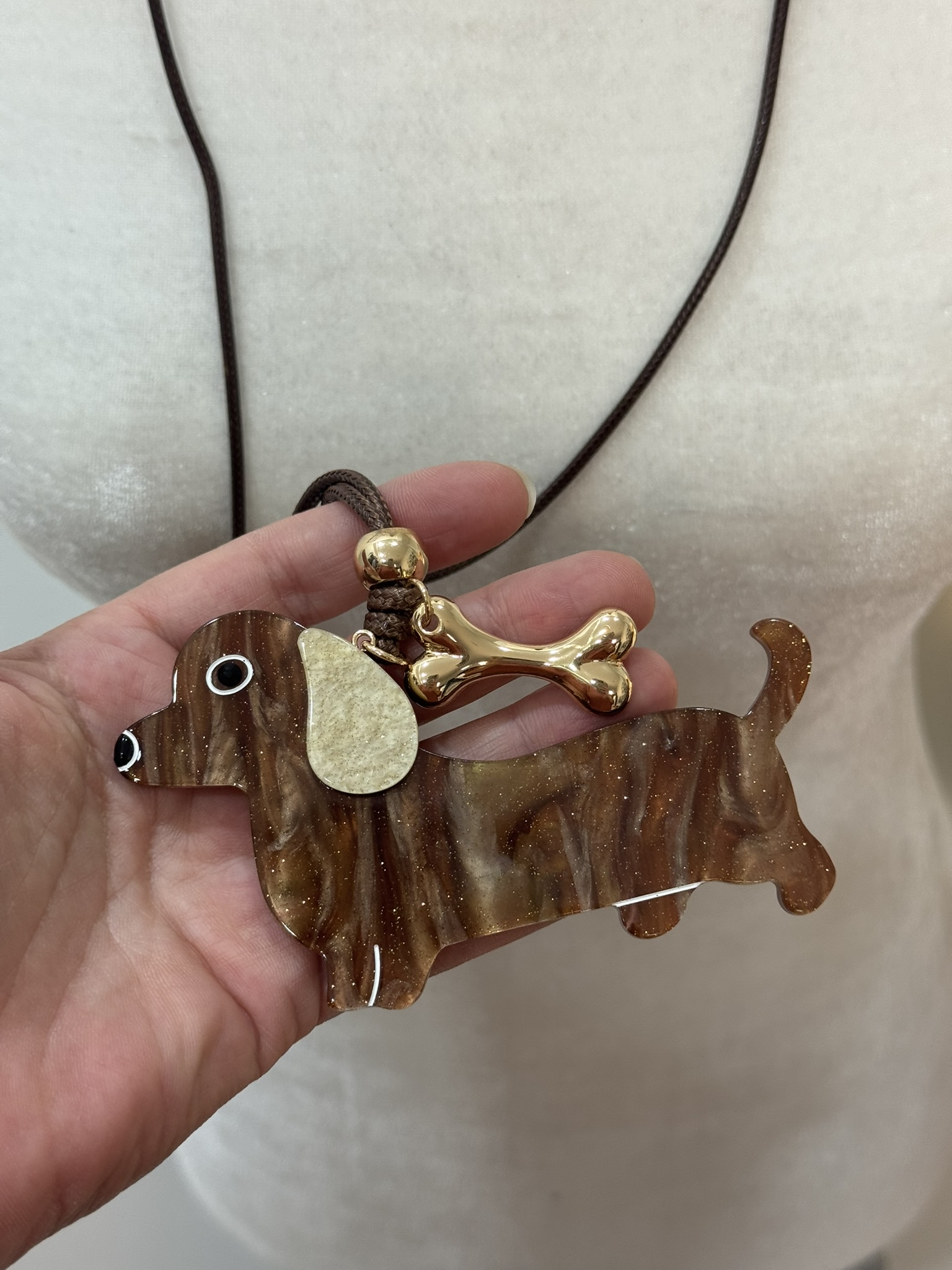 Collar perro largo