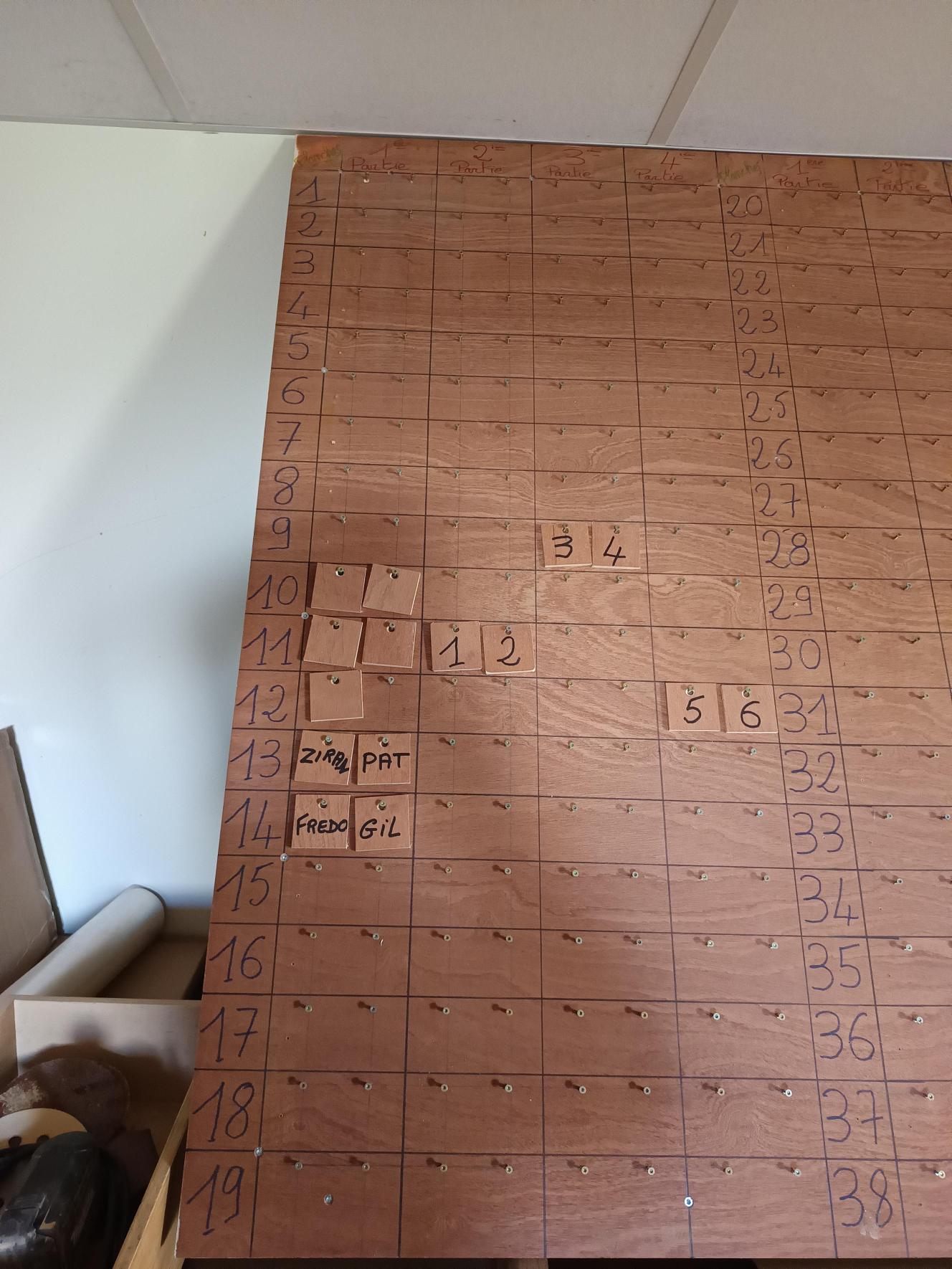 Tableau de Scores en Bois 