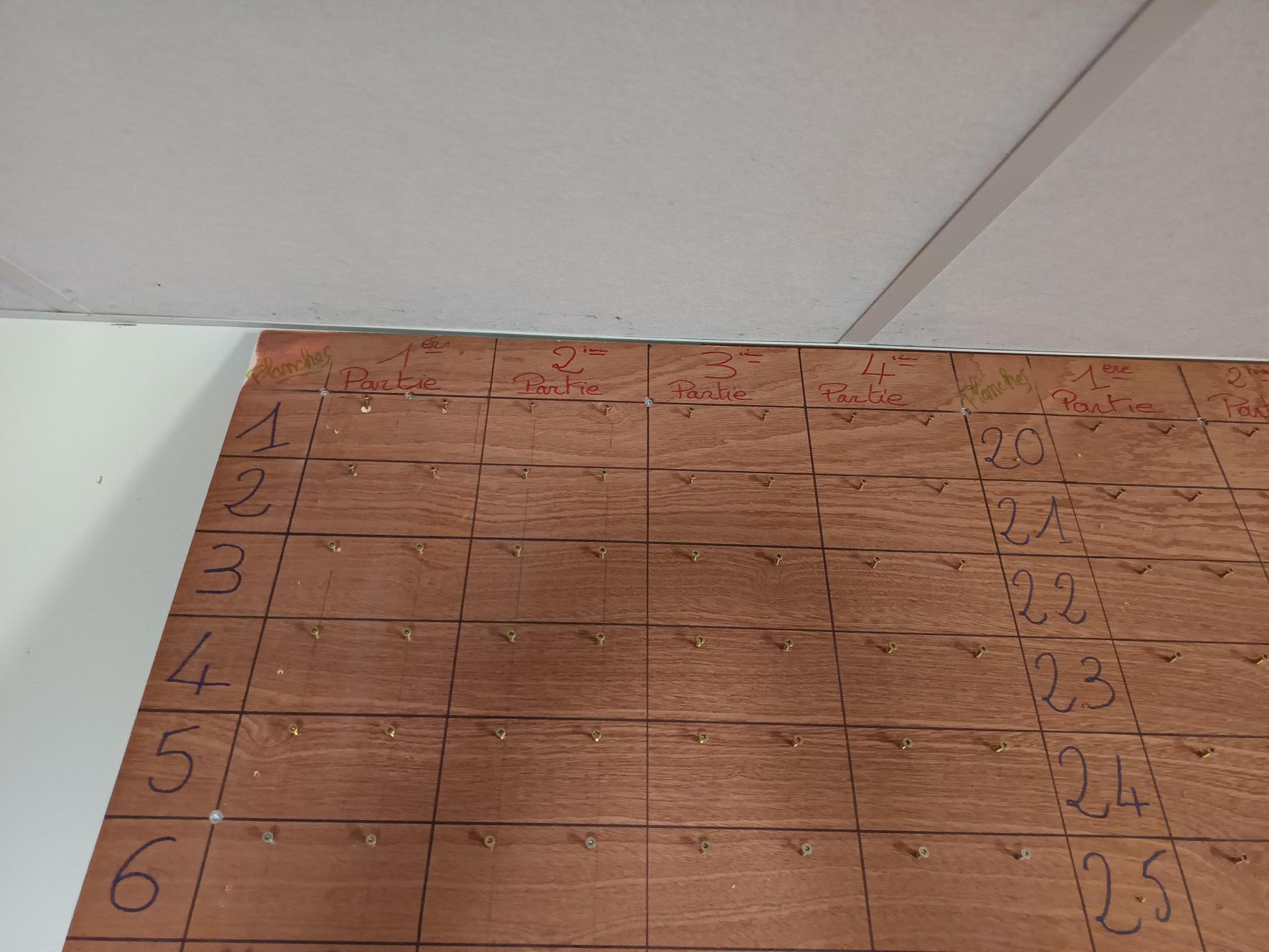 Tableau de Scores en Bois 