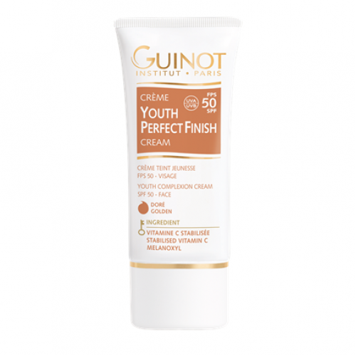 GUINOT Youth Perfect Finish Cream Golden – atjaunojošs tonējošs sejas krēms ar SPF50