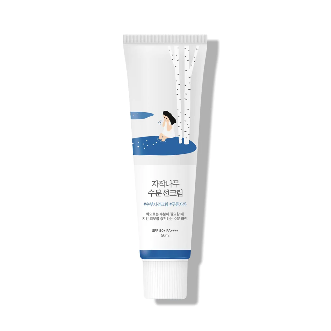 ROUND LAB Birch Juice Moisturizing Sun Cream – mitrinošs SPF krēms