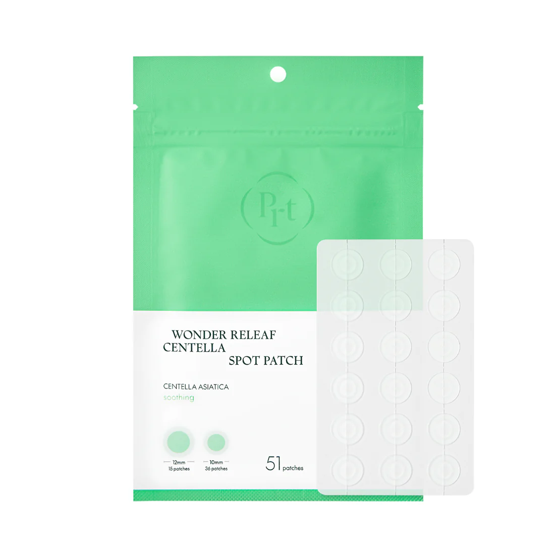 PURITO Wonder Releaf Centella Spot Patch – pretpūtīšu plāksteri
