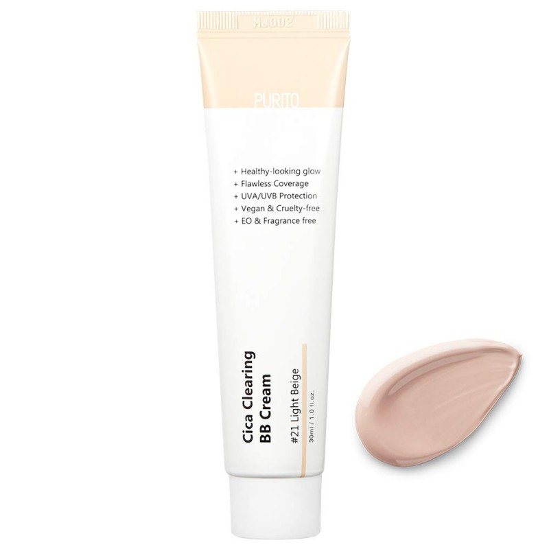PURITO Cica Clearing BB Cream – tonējošs sejas krēms