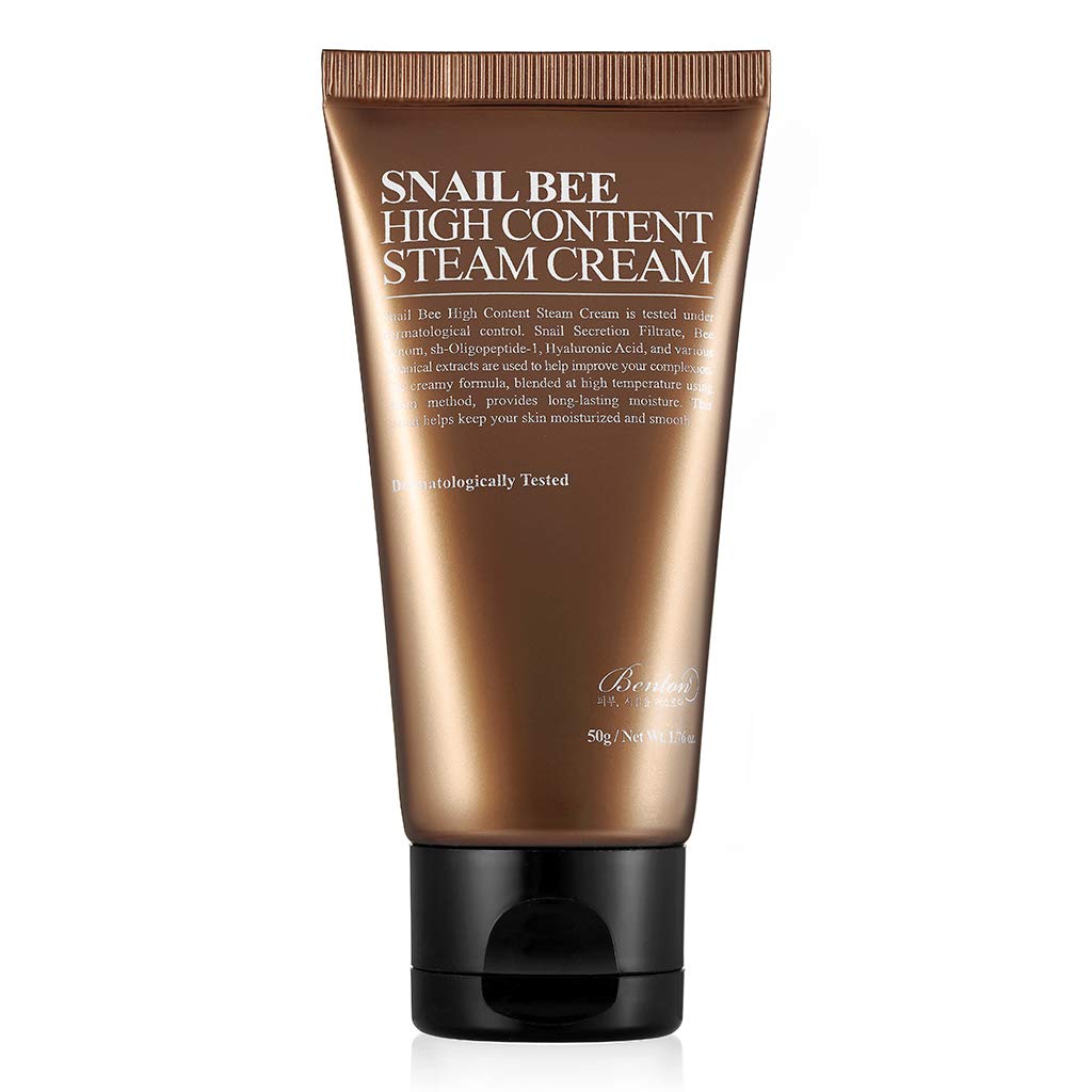 BENTON Snail Bee High Content Steam Cream – sejas krēms ar gliemežu mucīnu