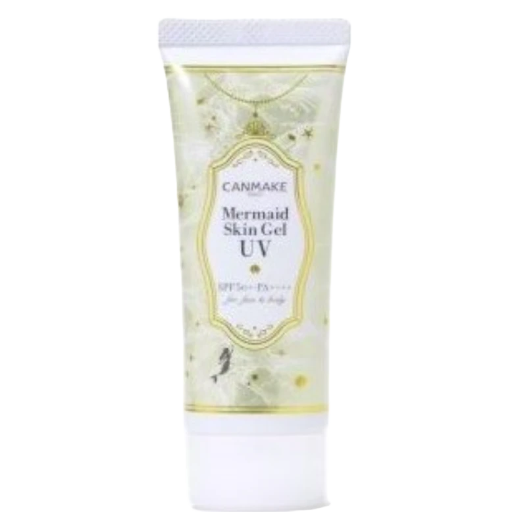 CANMAKE Mermaid Skin Gel UV – SPF 50+ sejas aizsargkrēms no saules