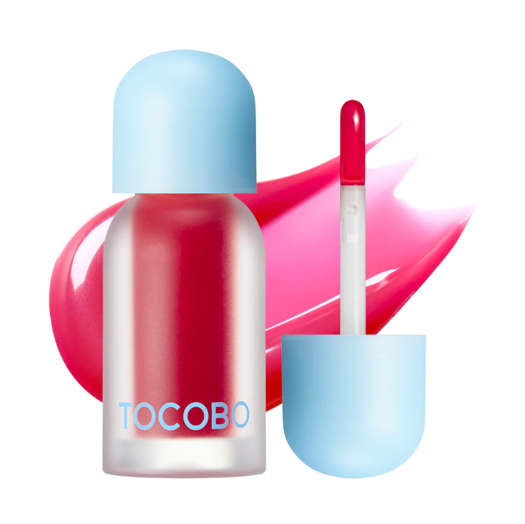 TOCOBO Juicy Berry Plumping Lip Oil – mitrinoša un apjomu piešķiroša lūpu eļļa