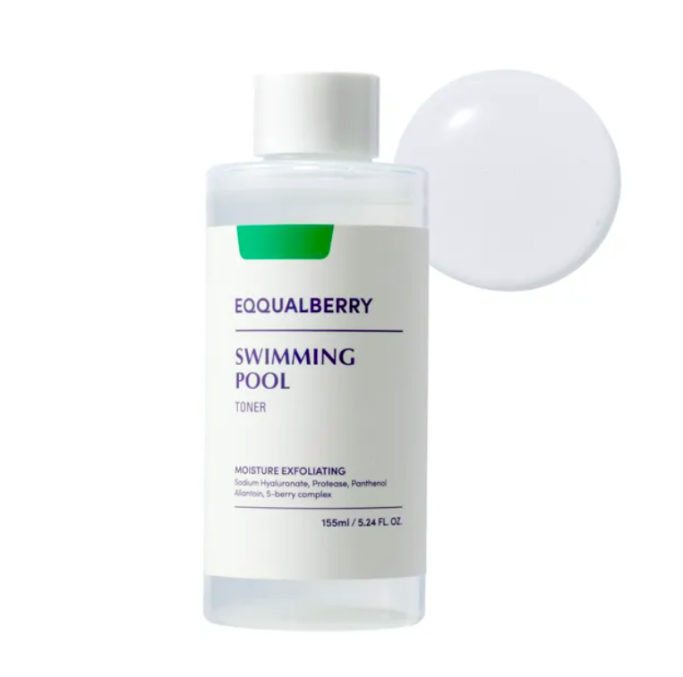 EQQUALBERRY Swimming Pool Daily Facial Toner – mitrinošs toniks sejai