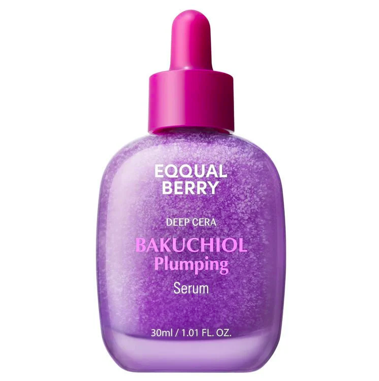 EQQUALBERRY Bakuchiol Plumping Serum – nostiprinošs serums ar bakučiolu