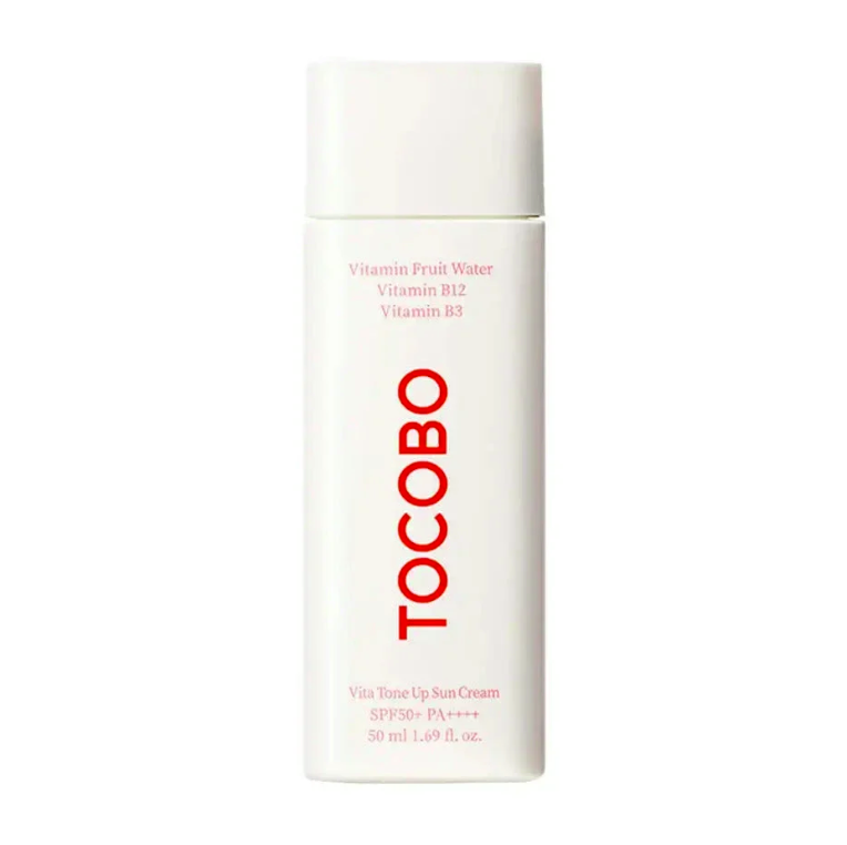 TOCOBO Vita Tone Up Sun Cream – izgaismojošs saules aizsargkrēms