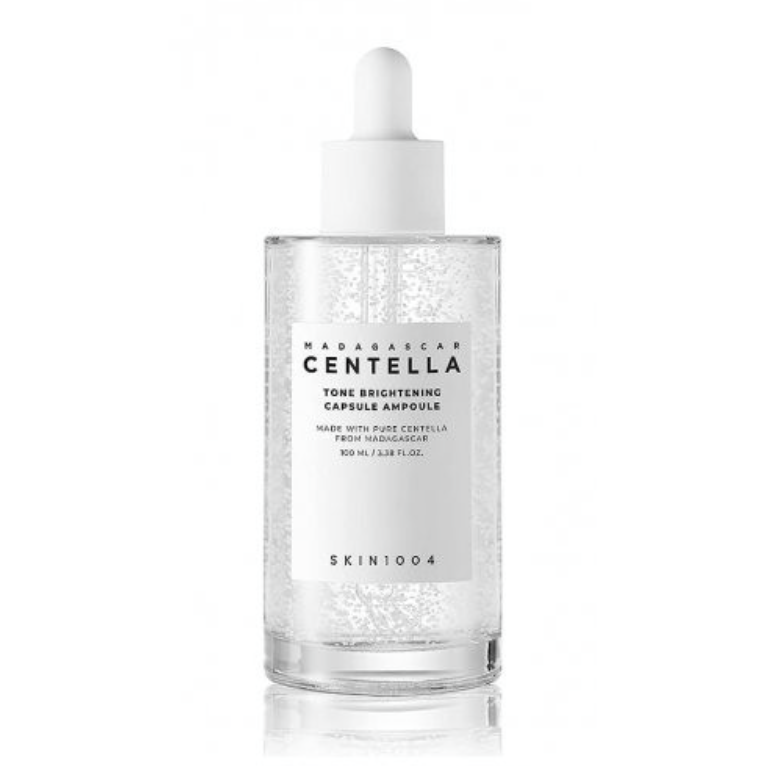 SKIN1004 Madagascar Centella Tone Brightening Capsule Ampoule – izgaismojoša ampula ar mikrokapsulām