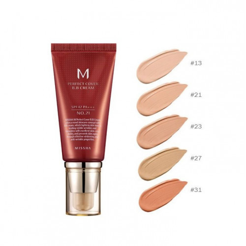 MISSHA M Perfect Cover BB Cream SPF42 PA+++ – BB krēms