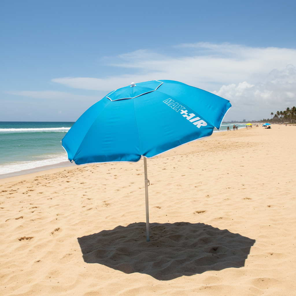 SOMBRILLA DE PLAYA UV50 ANTIVIENTO