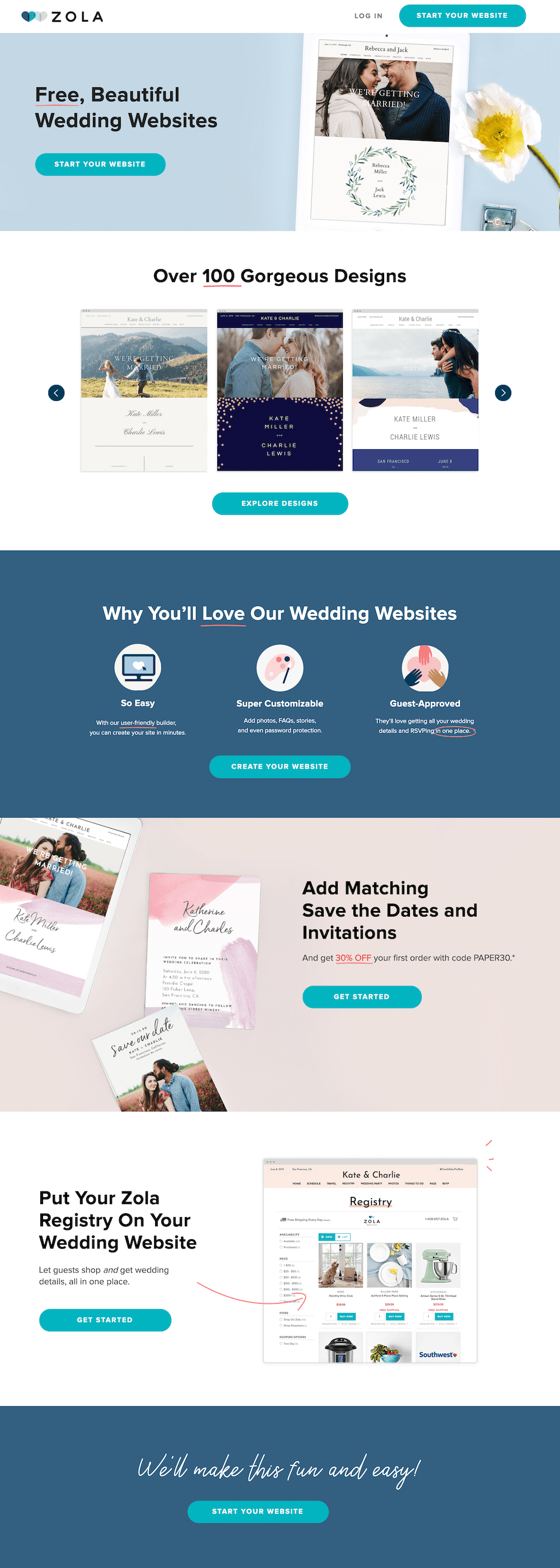 Smart Landing Page + AI Bot