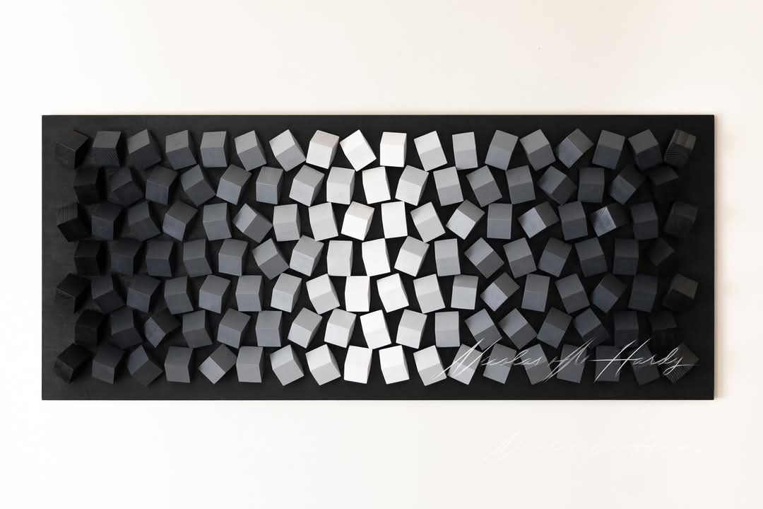 Tableau de cubes en 3D