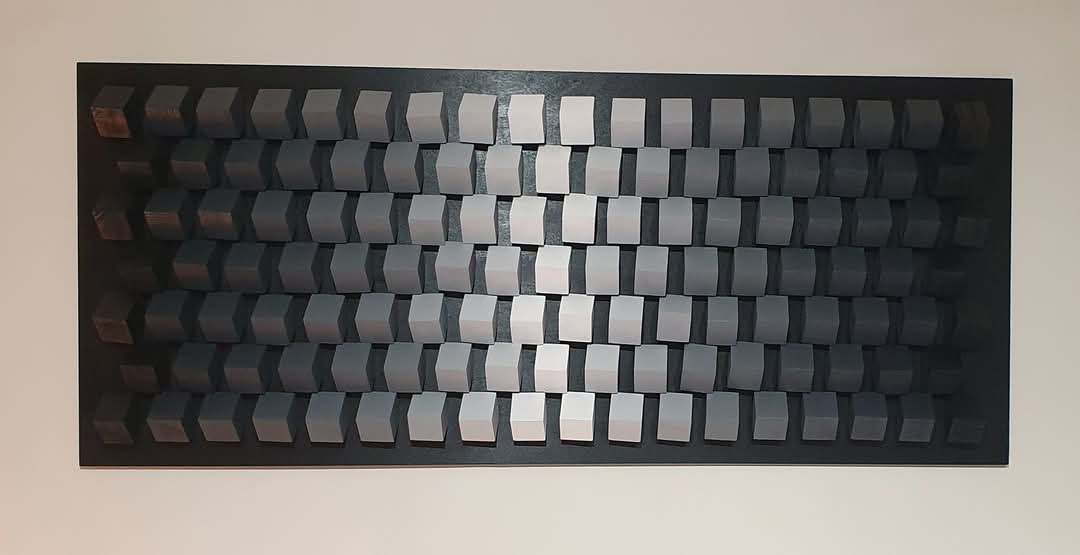Tableau de cubes en 3D
