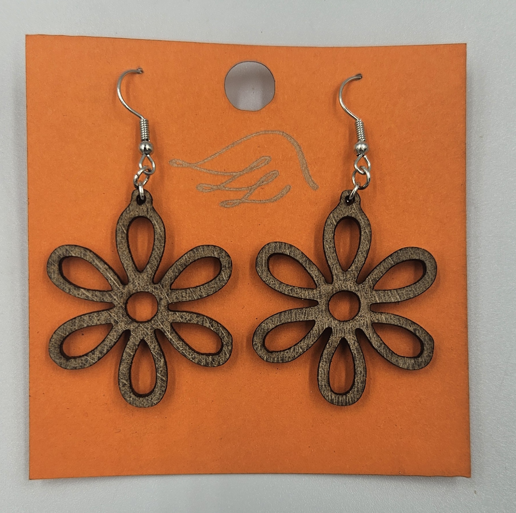 Boucles d'oreilles en bois