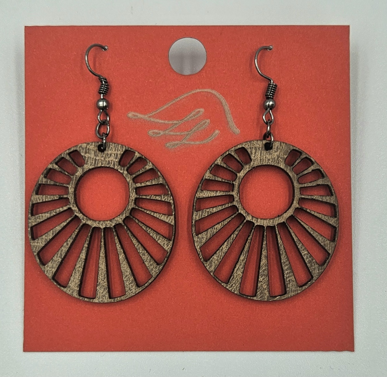 Boucles d’oreilles en bois