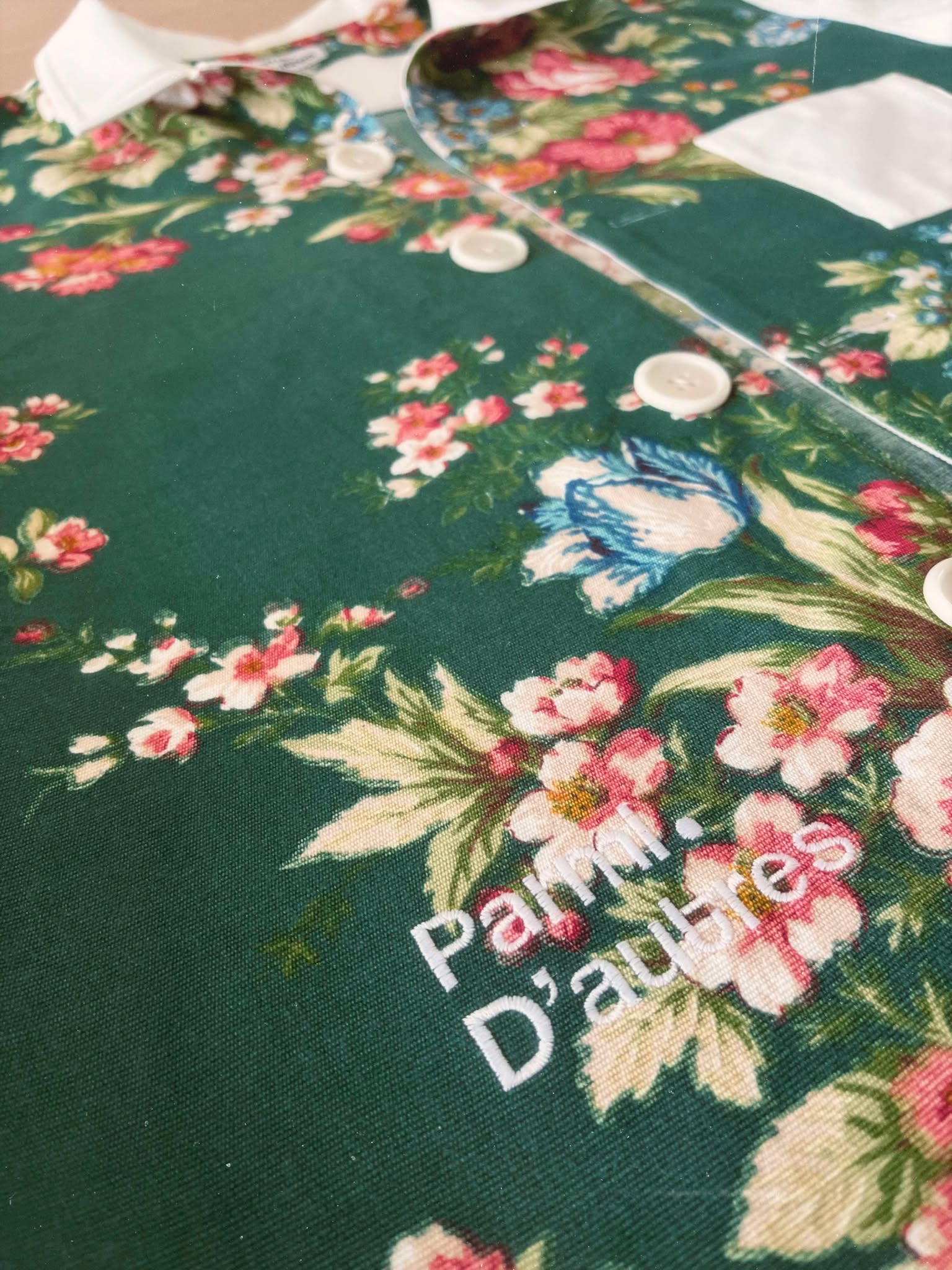 Chemisette upcyclée - Émeraude