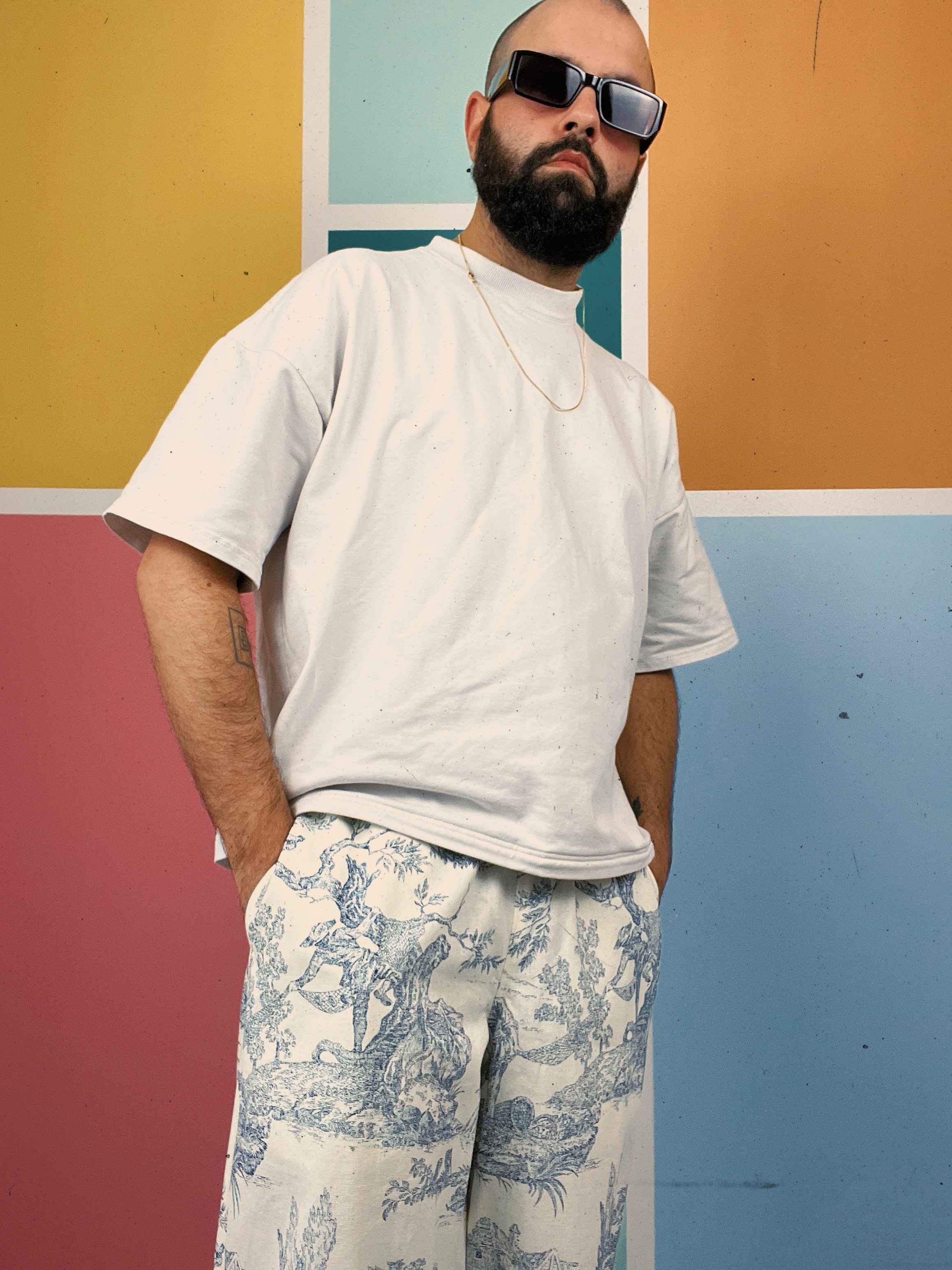 Pantalon upcyclé - La toile