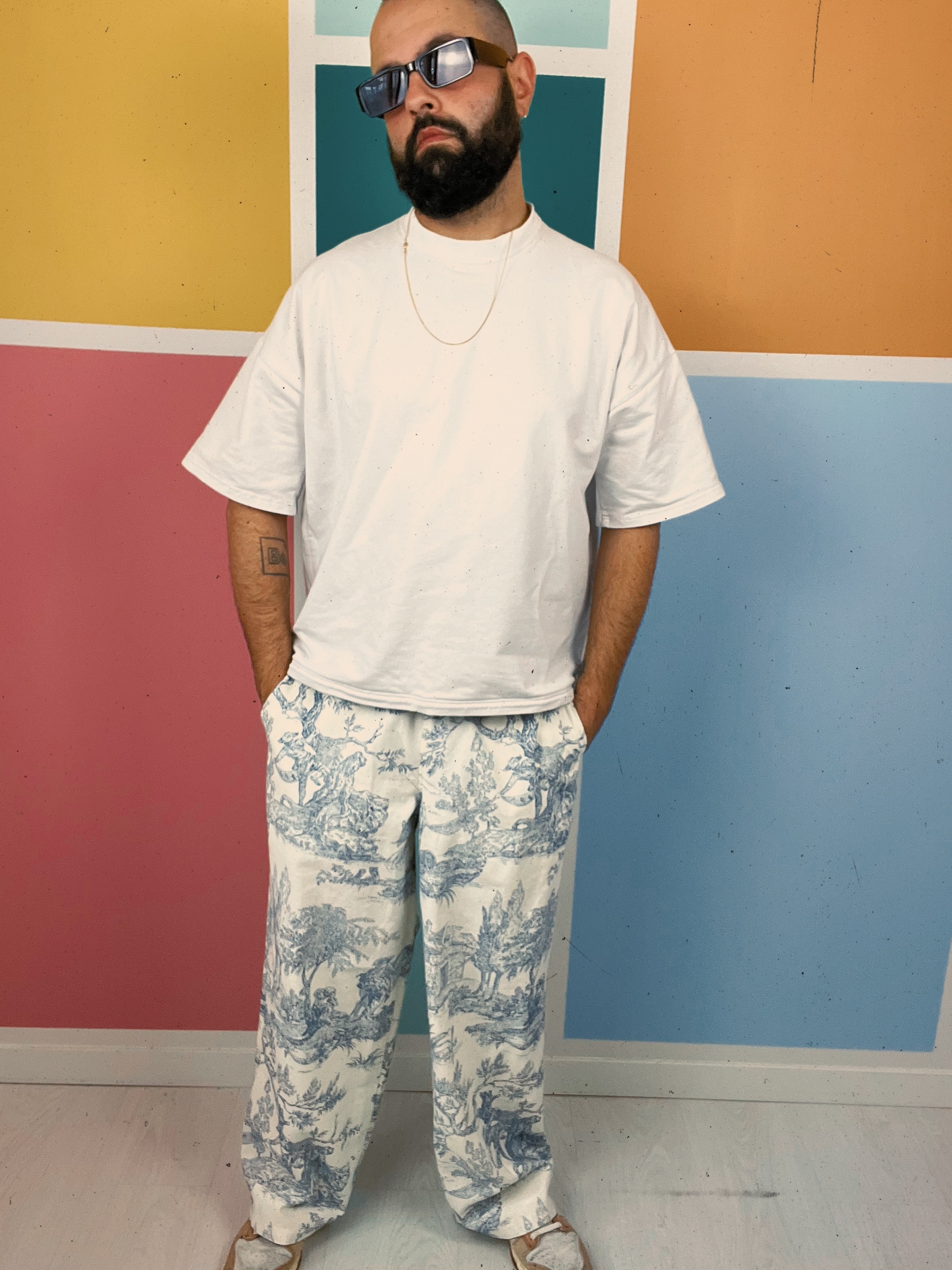 Pantalon upcyclé - La toile