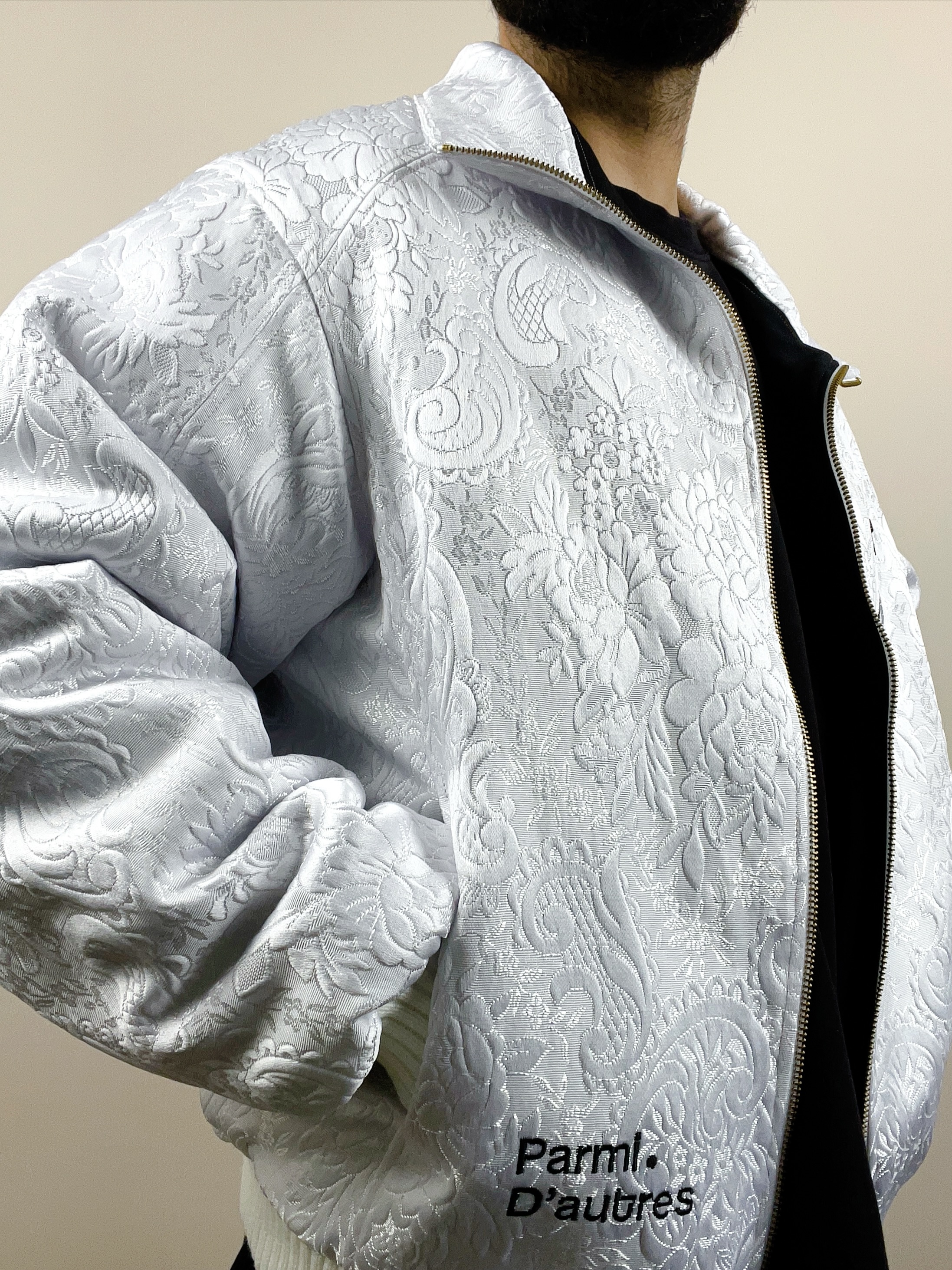 Bomber upcyclé - Neige