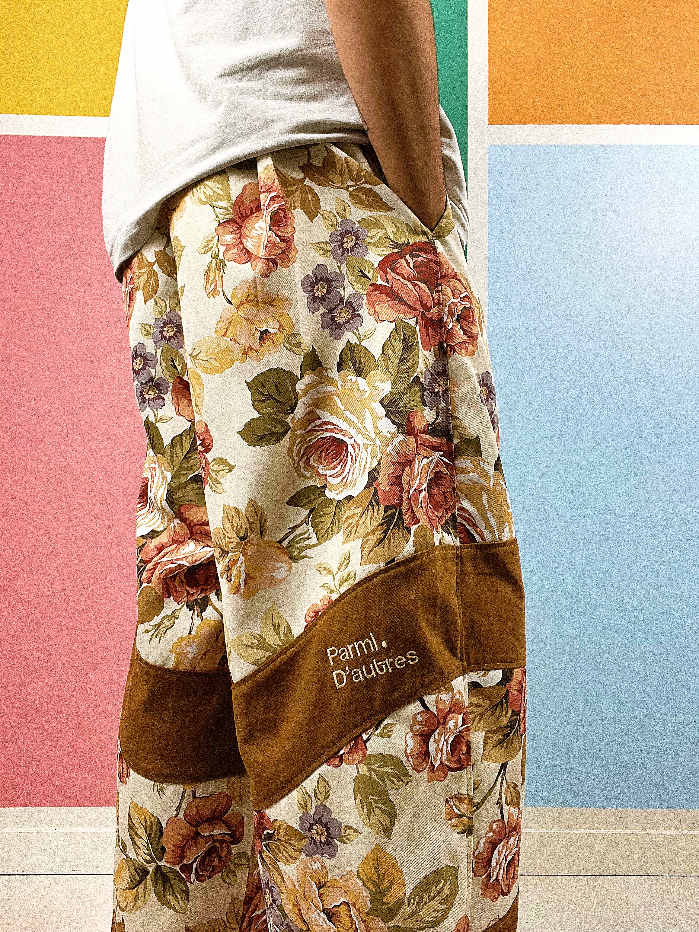 Pantalon upcyclé - Chocolat