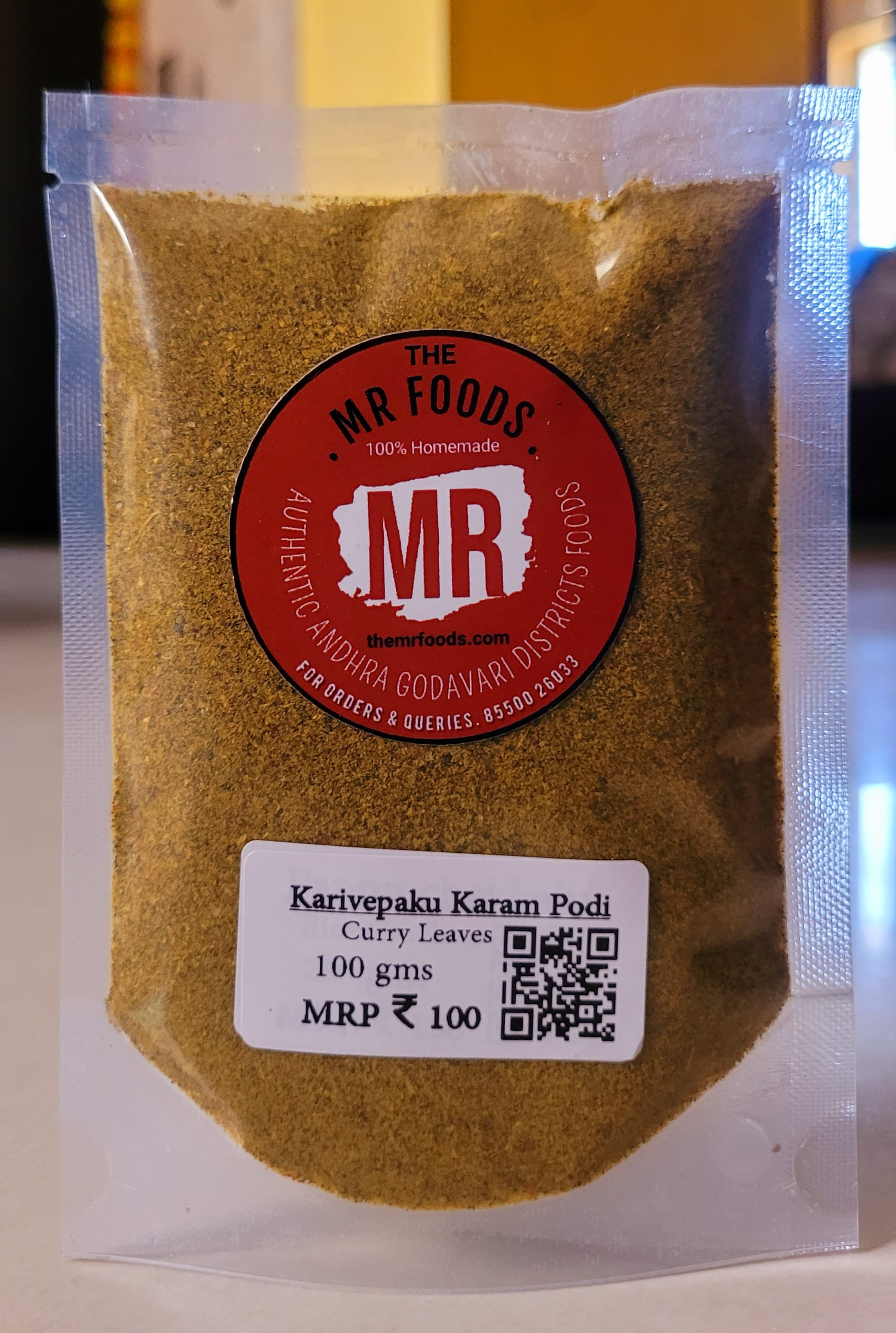 Karivepaku Karam Podi (Curry Leaves)