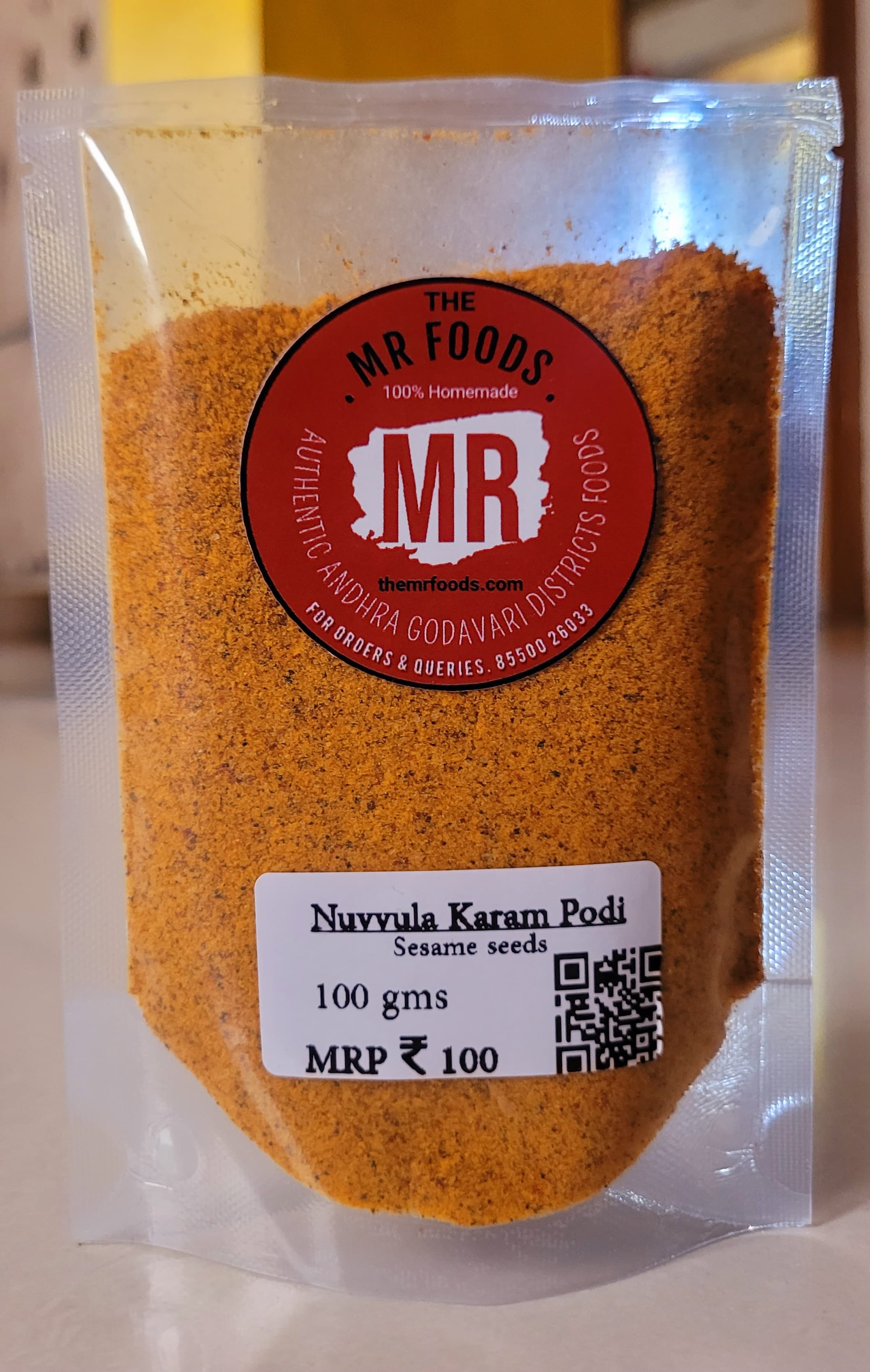 Nuvvula Karam Podi (Sesame seeds)