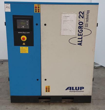 Used ALLEGRO 22-10 — 22 kW Variable-Speed Screw Air Compressor (Made in Italy)