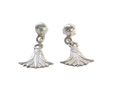 Earrings Egyptian Lotus Flower Jewelry